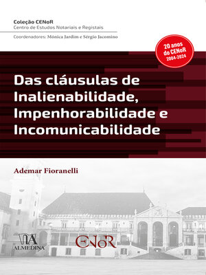 cover image of Das cláusulas de inalienabilidade